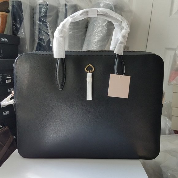 $198/$329 New!! KATE SPADE black laptop bag - Picture 11 of 16